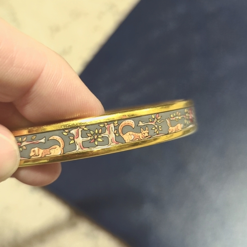 Hermes bangle, forest themes